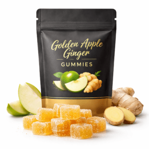 Golden Apple Ginger Gummies
