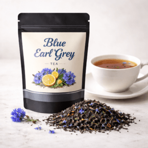 Blue Earl Grey Tea